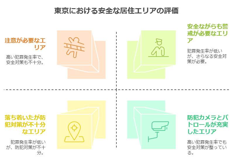 東京における安全な居住エリアの評価